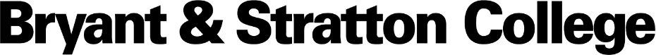 The image features the text "Bryant & Stratton College" in bold, black letters on a light background.